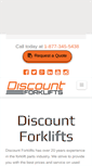 Mobile Screenshot of discountforklifts.com